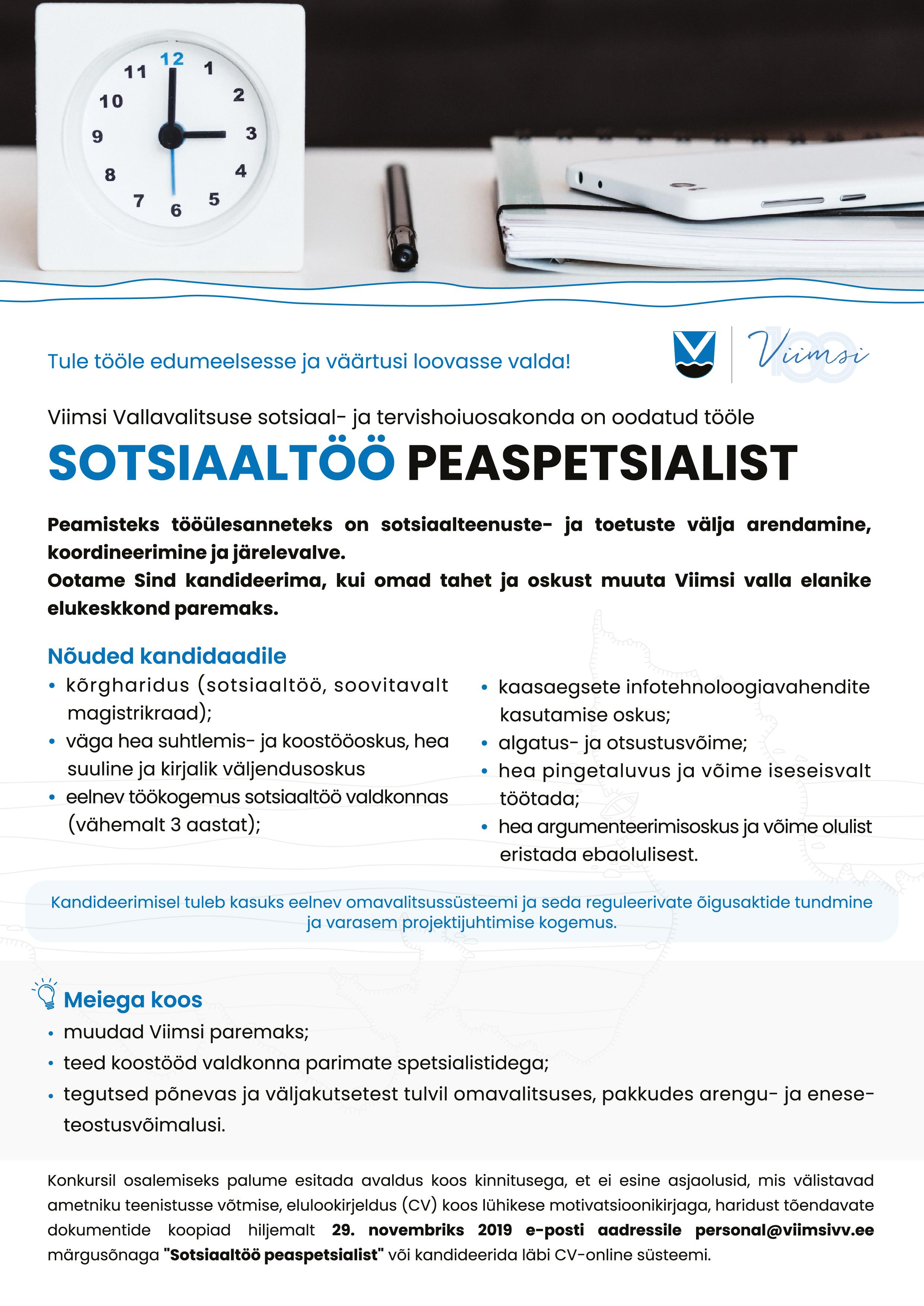 sotsiaaltöö spetsialist
