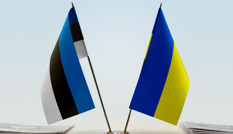 Eesti ja Ukraina lipp