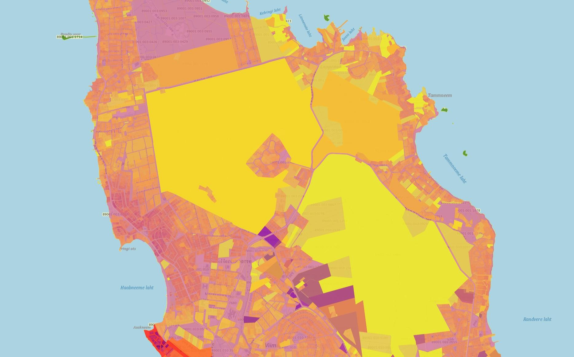 Maa väärtuste kaart